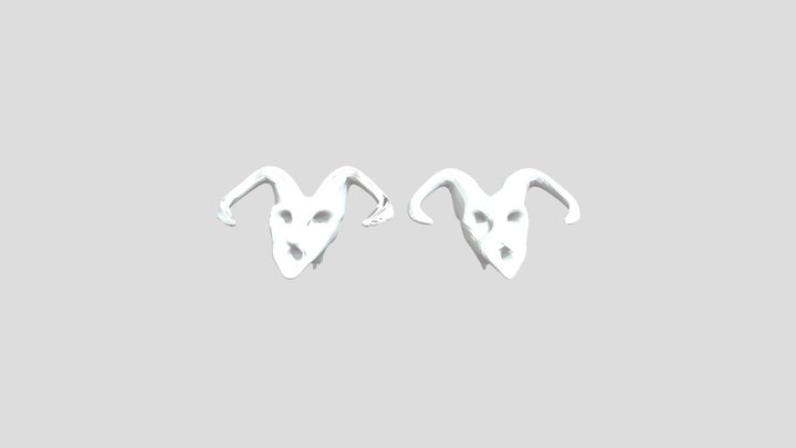 Cráneo Para Decorar 3D Model
