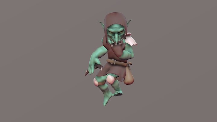 Game Project Goblin 3D Model