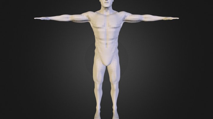 Low Poly Man 2 3D Model