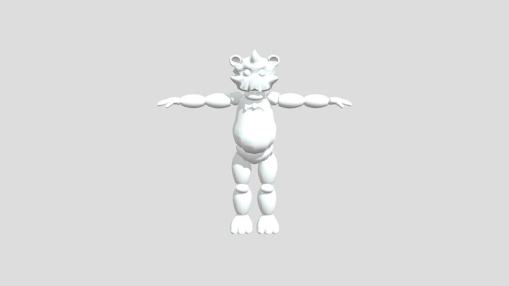 SK_ Merfolk Freddy 3D Model