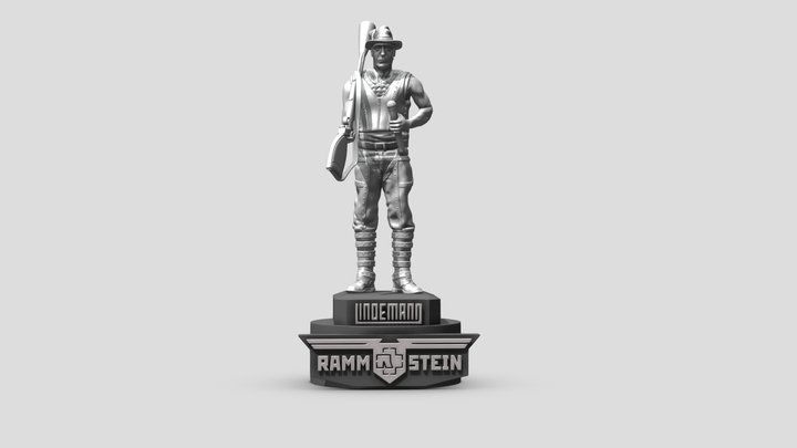 Lindemann - Rammstein 3d printing 3D Model