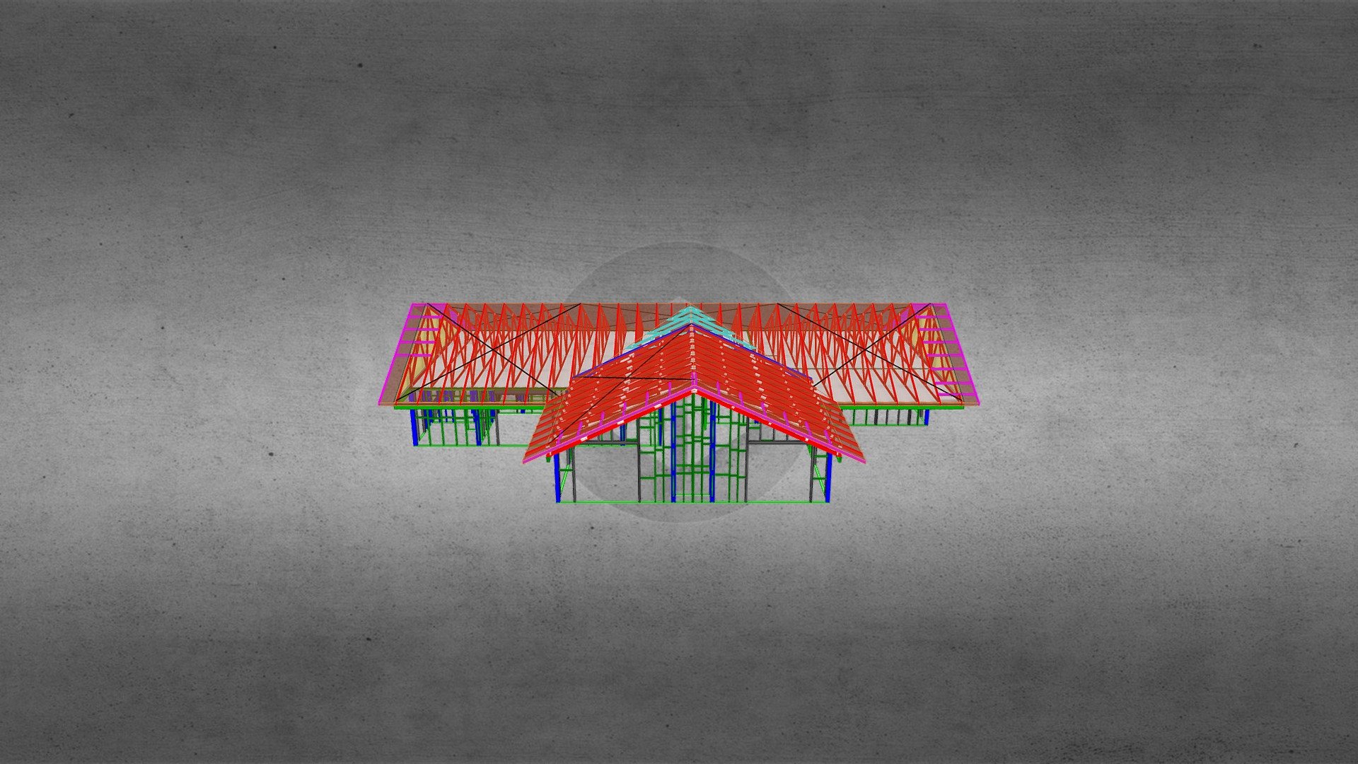 615 Gelston Park Trusses
