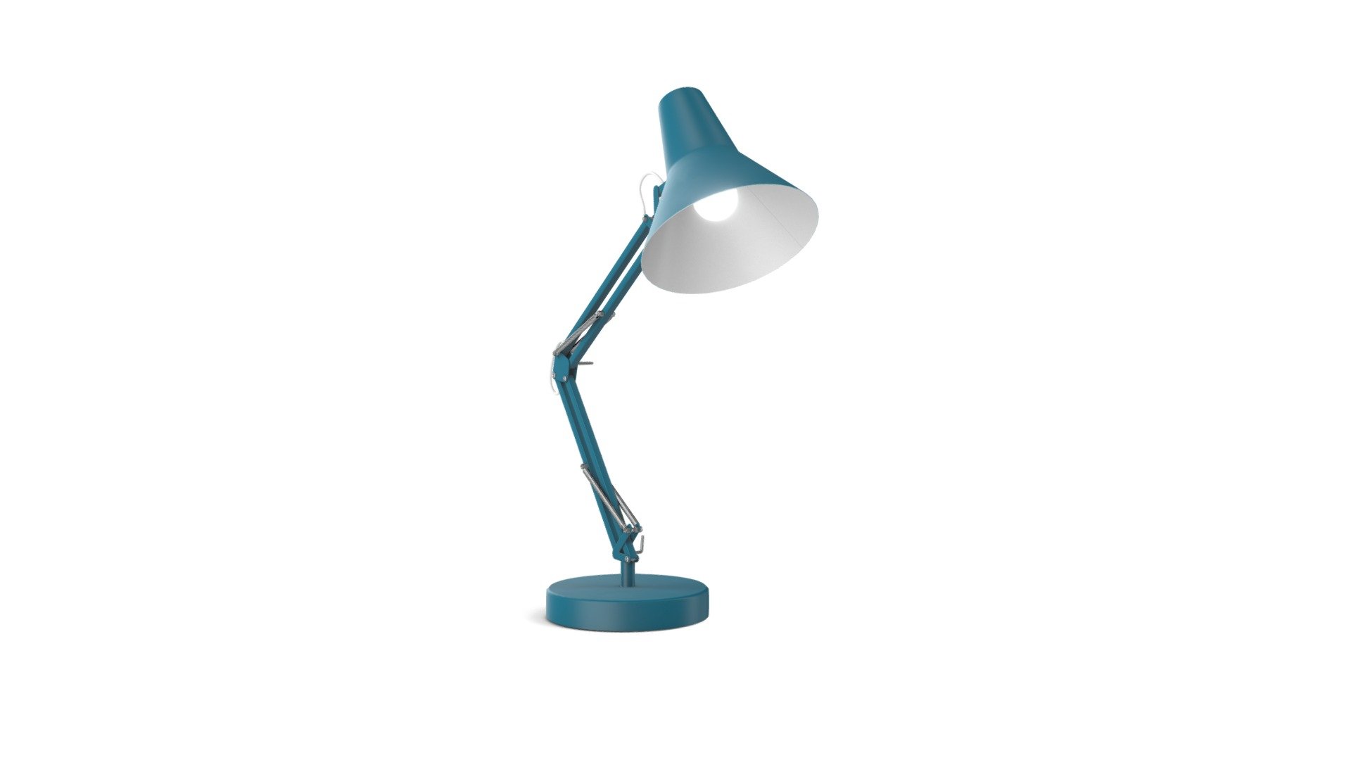 Bronx Table Lamp, Matt Teal