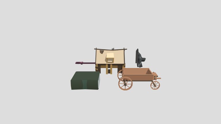 5 Painted Drafts Fixed 3D Model