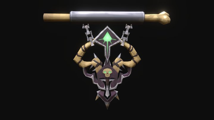 Undead Armorsmith Hearthsign 3D Model