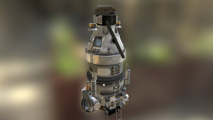 Interplanetary Ship - Kassandra 3D Model