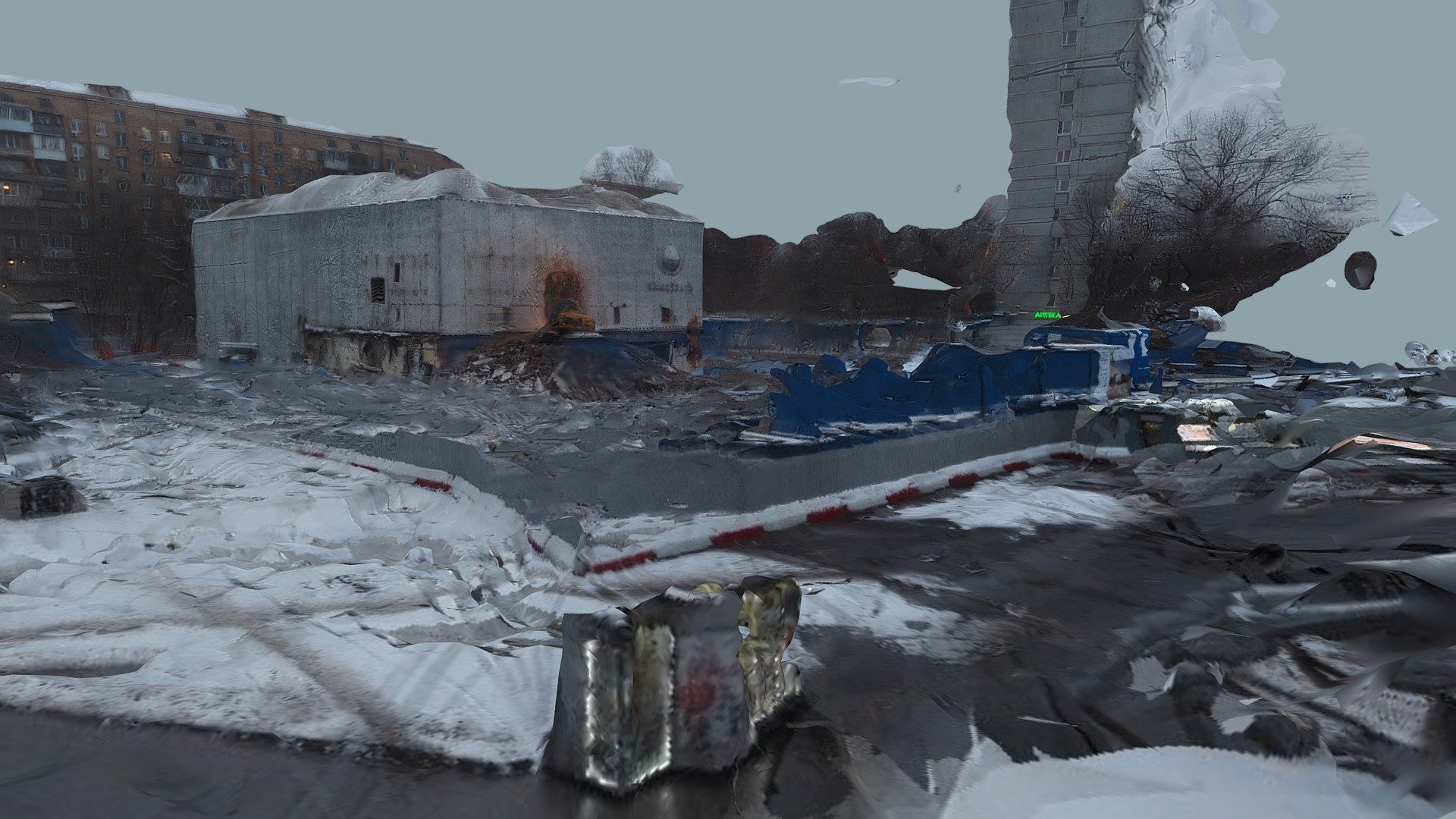 Moscow Orbita cinema rebuilding