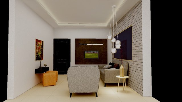 Living room test01 3D Model