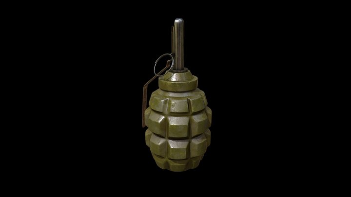 Grenade F1 3D Model