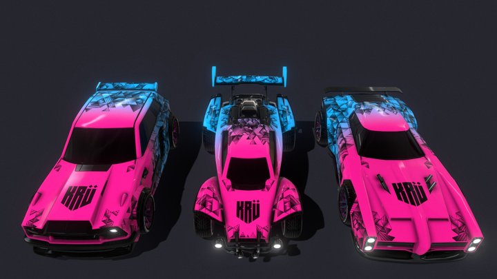 KRÜ_announcement_decals24 3D Model