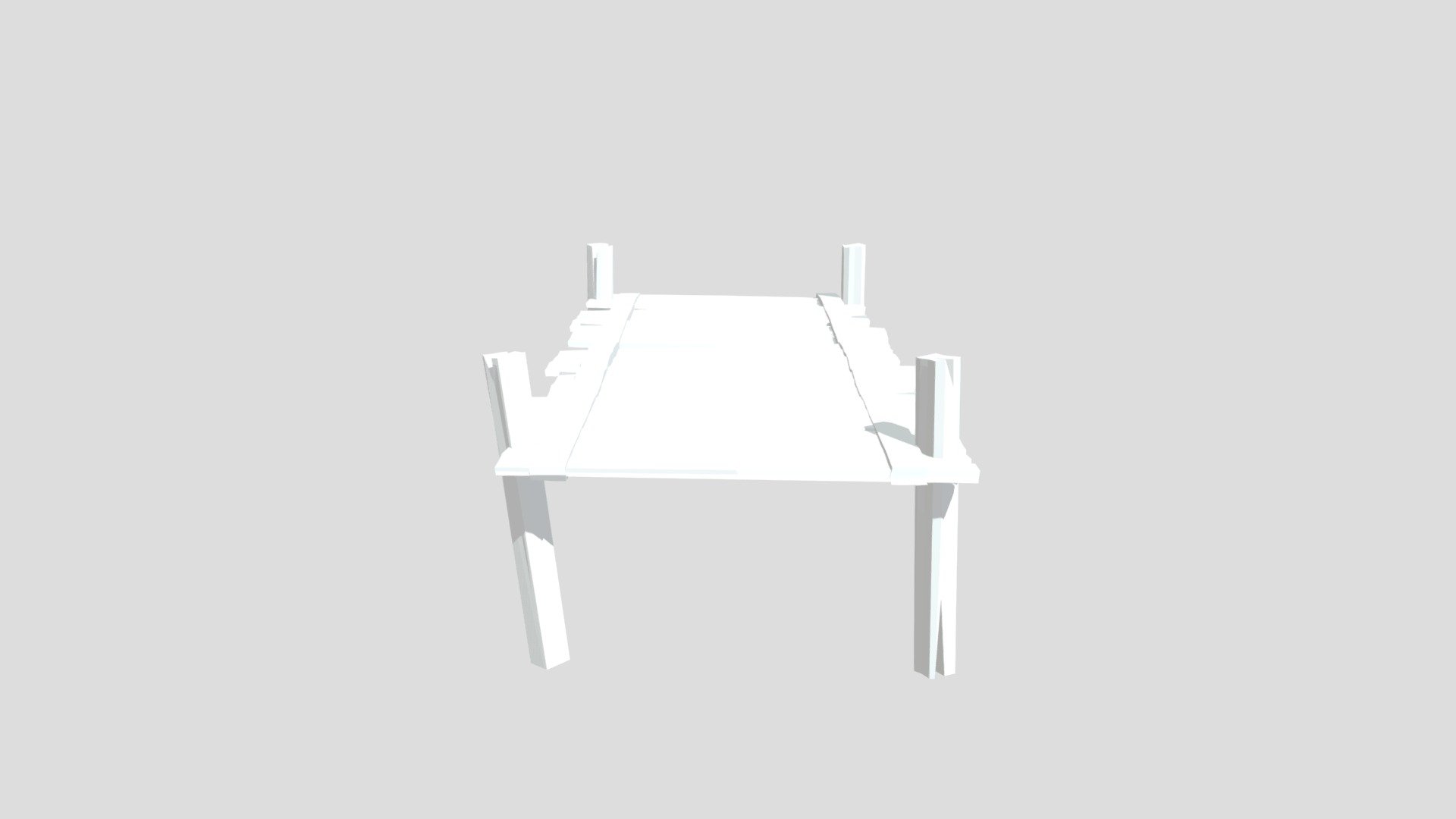Low Poly Bridge/Ramp for Videogames - 3D model by schauriq [782cd4c ...