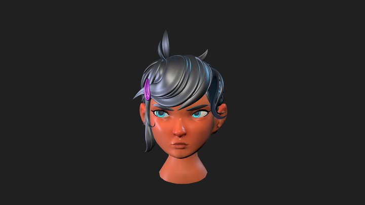 WIP Head Rotation 3D Model