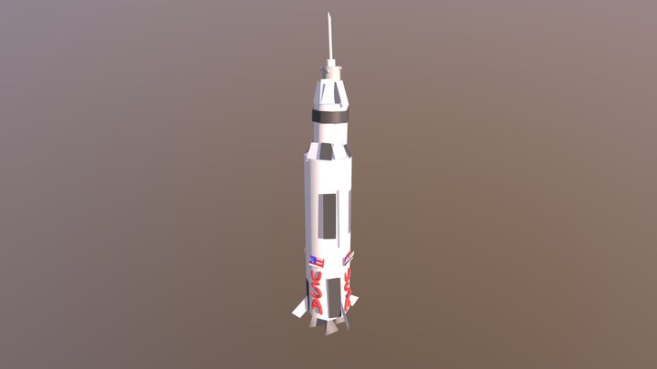 Saturn V 3D Model