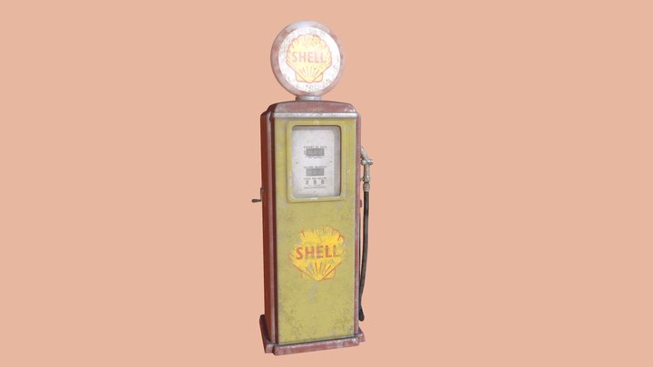 Gas Pump 3D Model