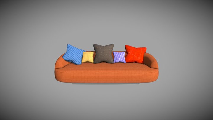Comfy Couch 3D Model