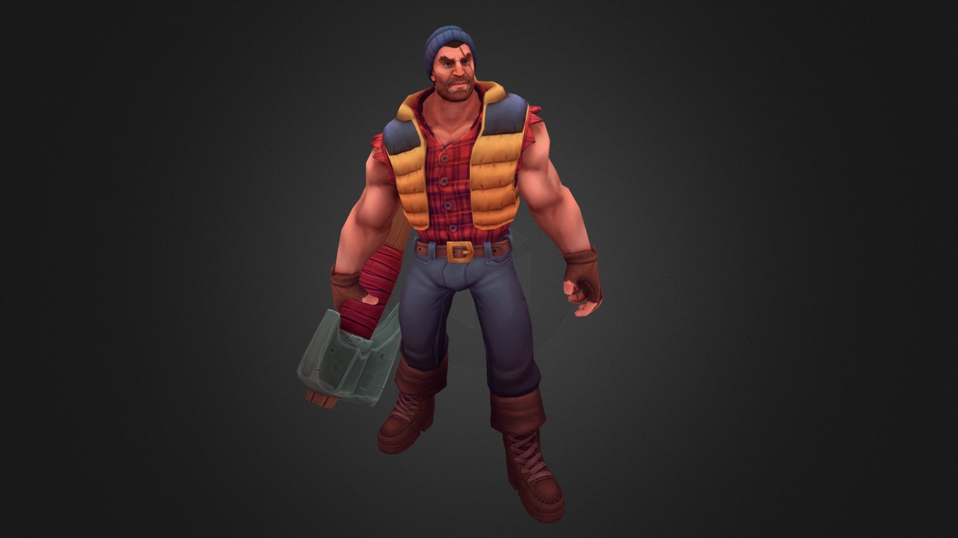 RIOT CREATIVE CONTEST 2017] Lumberjack Darius — polycount