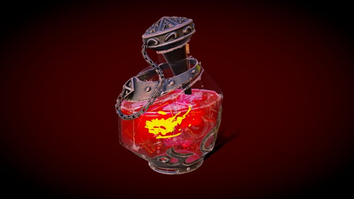 Dragon blood potion 3D Model