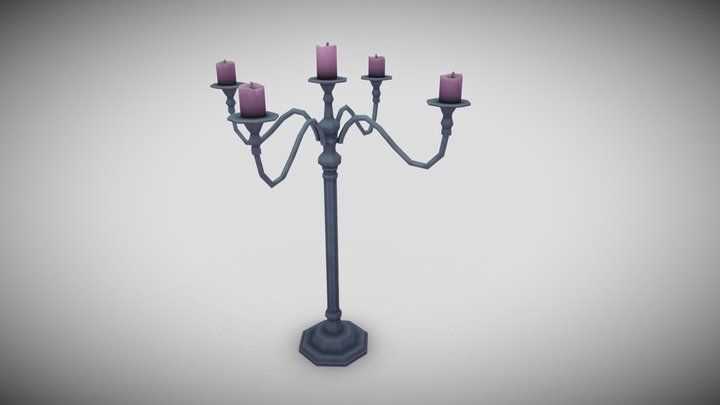 Candelabra - Phantom Paws 3D Model