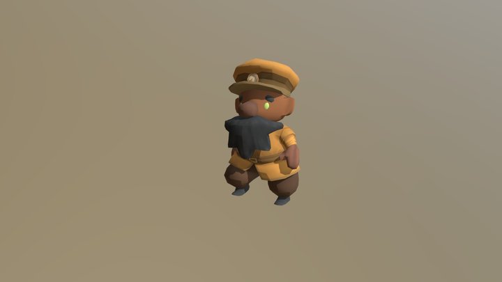 Paciente Entregador - fase dog 3D Model