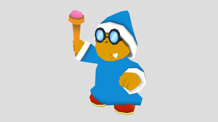 Mario Party DS - Kamek – Modello 3D gratuito STL