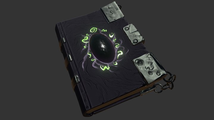 Demon Portal Book 3D Model