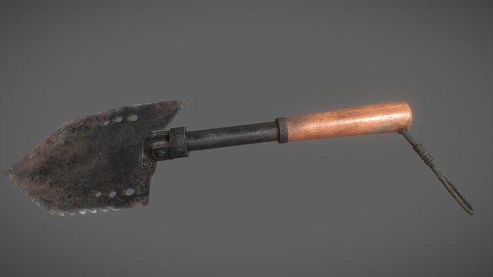 Standard Infantry Entrenchment Tool 3D Model