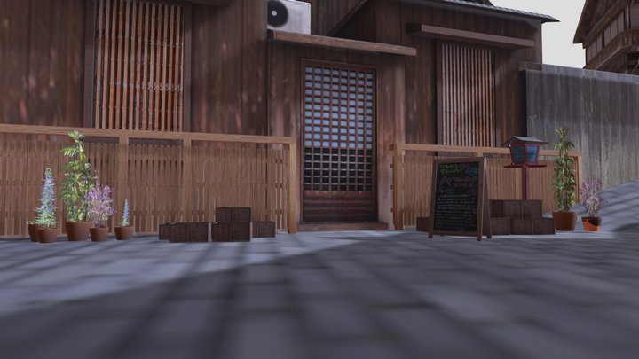 Cityscene - Kyoto 3D Model