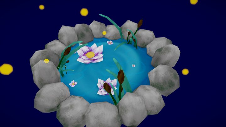 Lily Pond 3D Model