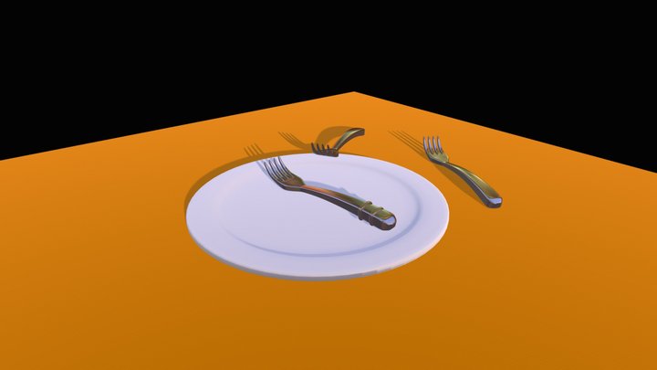 A2. Tenedor 3D Model