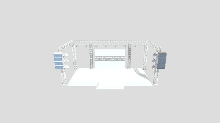 Stage_design Created : Lê Trung Hiếu 3D Model
