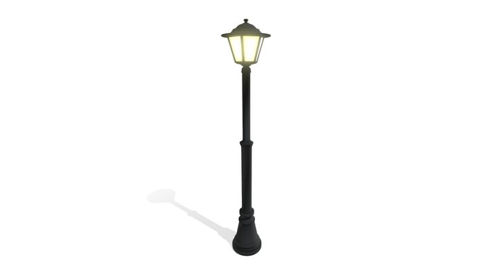 Street Light Lamp 3D Model