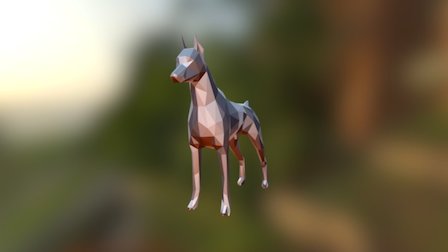 Doberman 3D Model