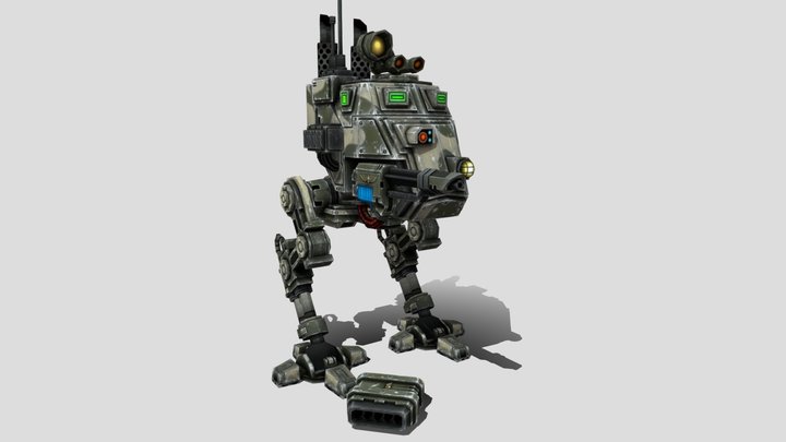 Imperial Guard Armoured Sentinel 3D Model