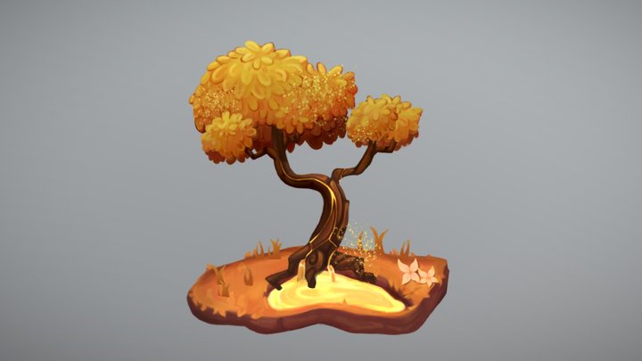 CGMA 2.5D Tree 3D Model