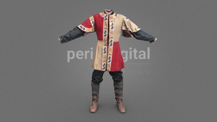 RAW - Medieval Fantasy Collection - Man 3D Model