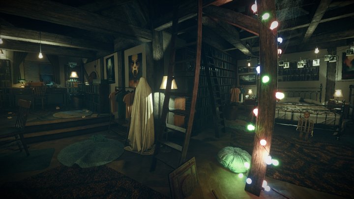 Horror Bedroom Unreal Engine 5 - Asset Pack 3D Model