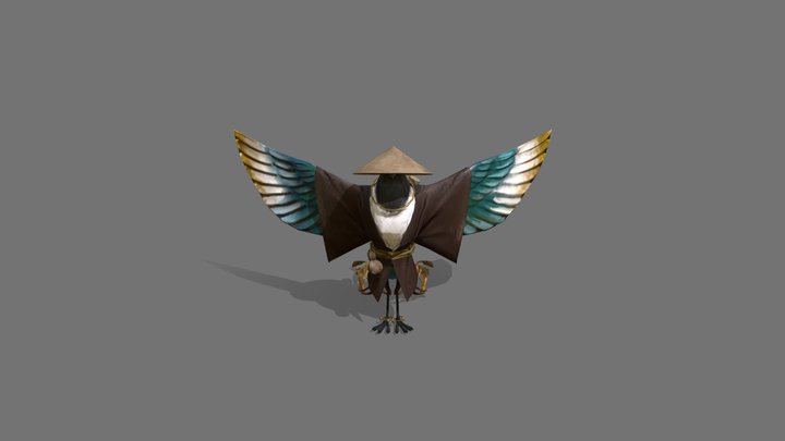 Mythical Bird 3D Model