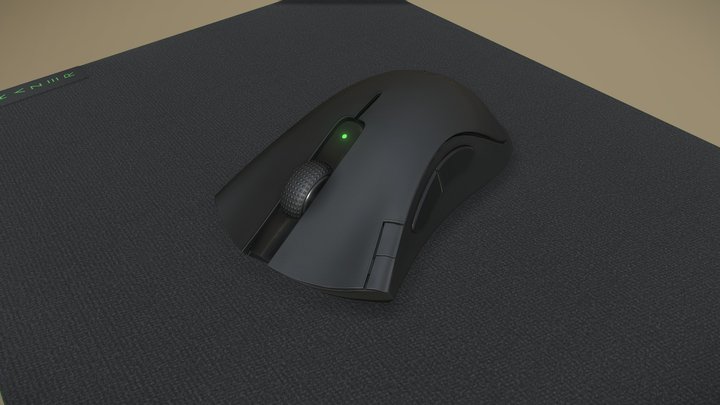 Mouse - Razer DeathAdder 3D Model
