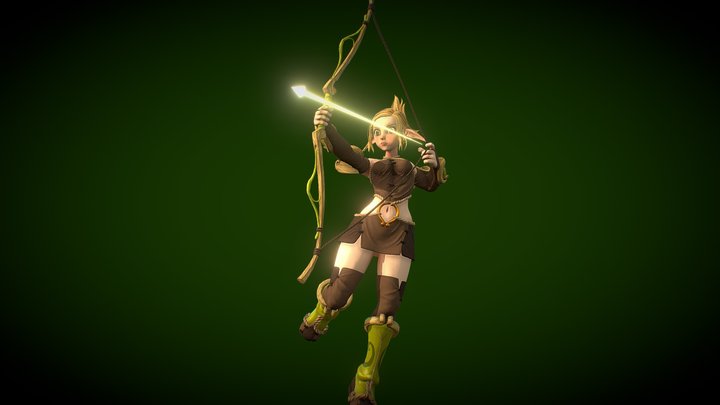 Evangelyne 3D Model
