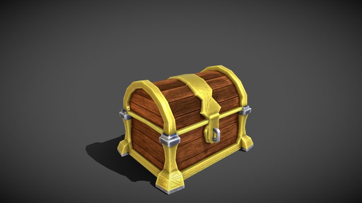 Treasure Chest 3D Model
