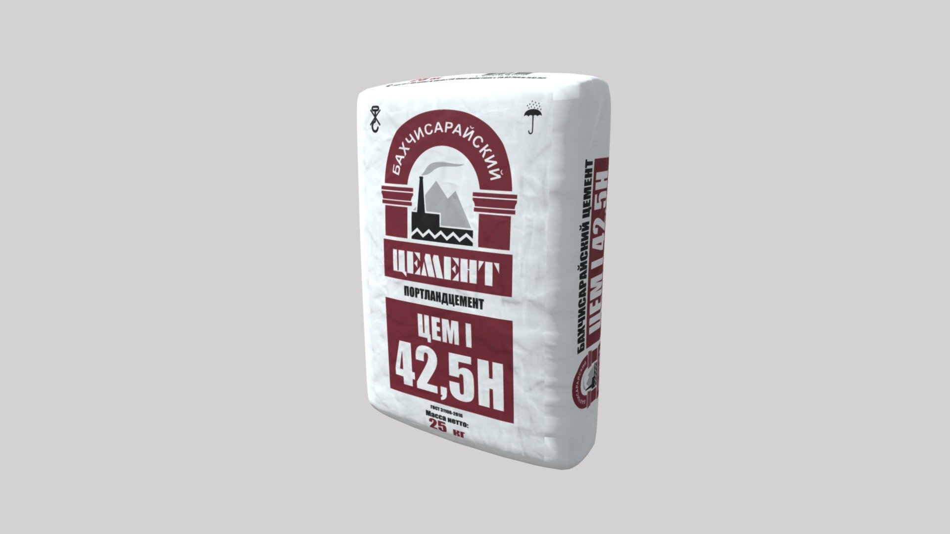 Цемент ( ЦЕМ I ) - Download Free 3D model by crimcement [783acbc ...