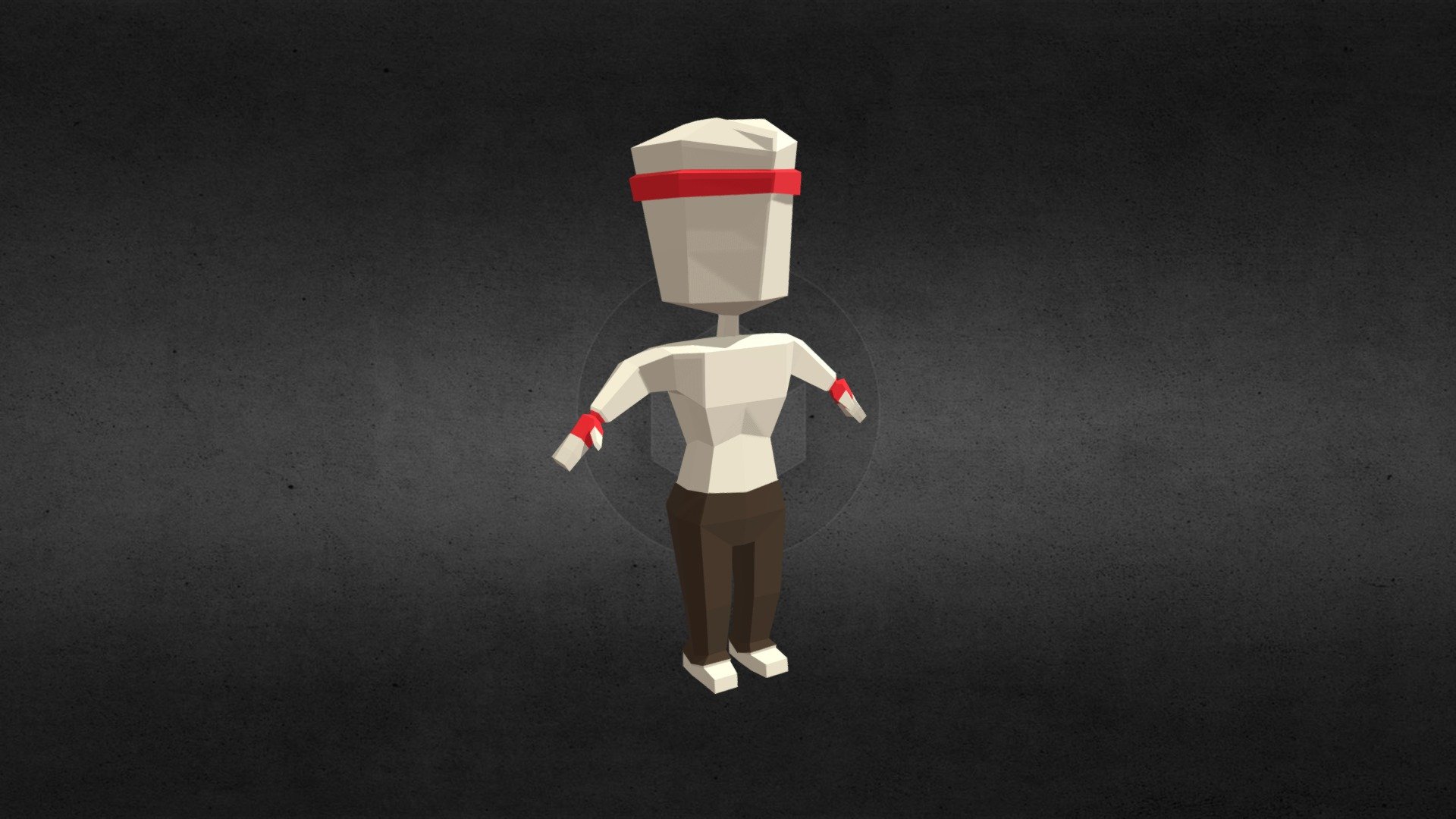 Low Poly Character - Monk