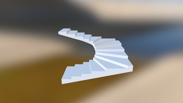 Winder Stairs Model 3D Model