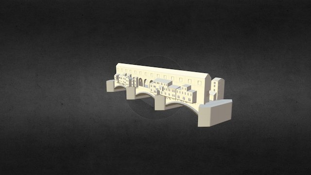 Ponte Vecchio 3D Model