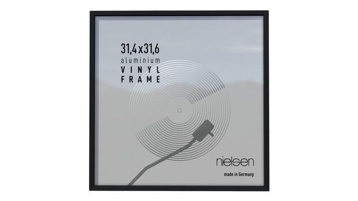 Nielsen Aluminium Vinyl Record Frame 3D Model