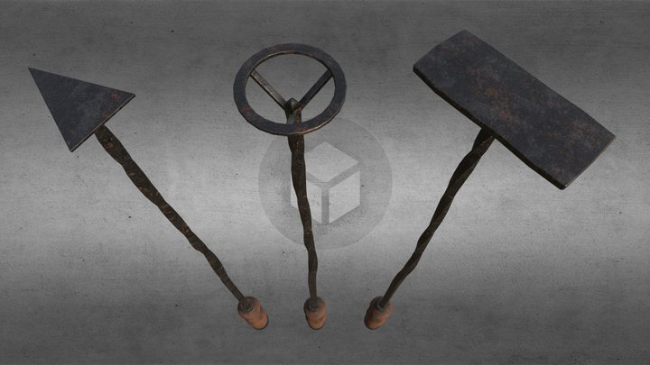 Branding irons – Modello 3D gratuito STL