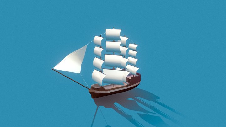 Caravela_Obj 3D Model