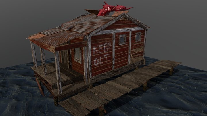 Infected house 3D Model