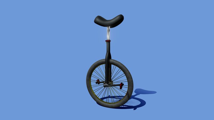 Unicycle 3D Model