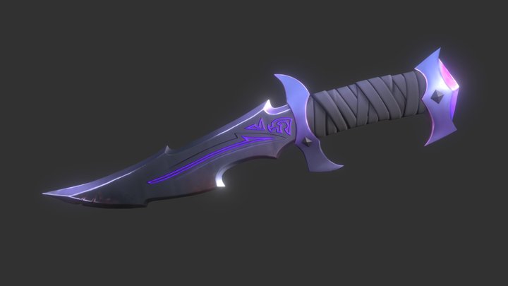 Reaver Knife from Valorant 3D Model